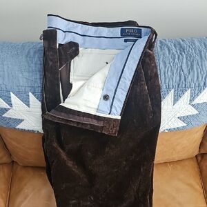 Polo by Ralph Lauren Men's Dark Brown Corduroy Trousers